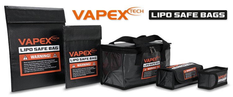 Vapex LiPo Safe Bags from Minicars B2B